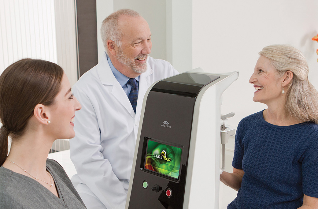 VALEDA Light Delivery System used for eligible dry AMD patients at MERSI in Waltham.