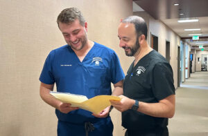 MERSI ophthalmologists reviewing eye imaging in Waltham, Massachusetts.